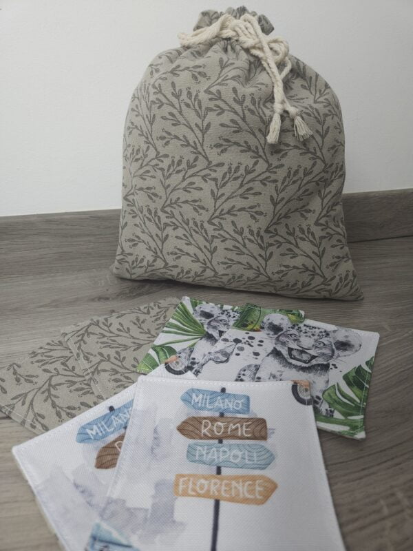 Jeu memory beige - Motifs Floraux pour Enfants